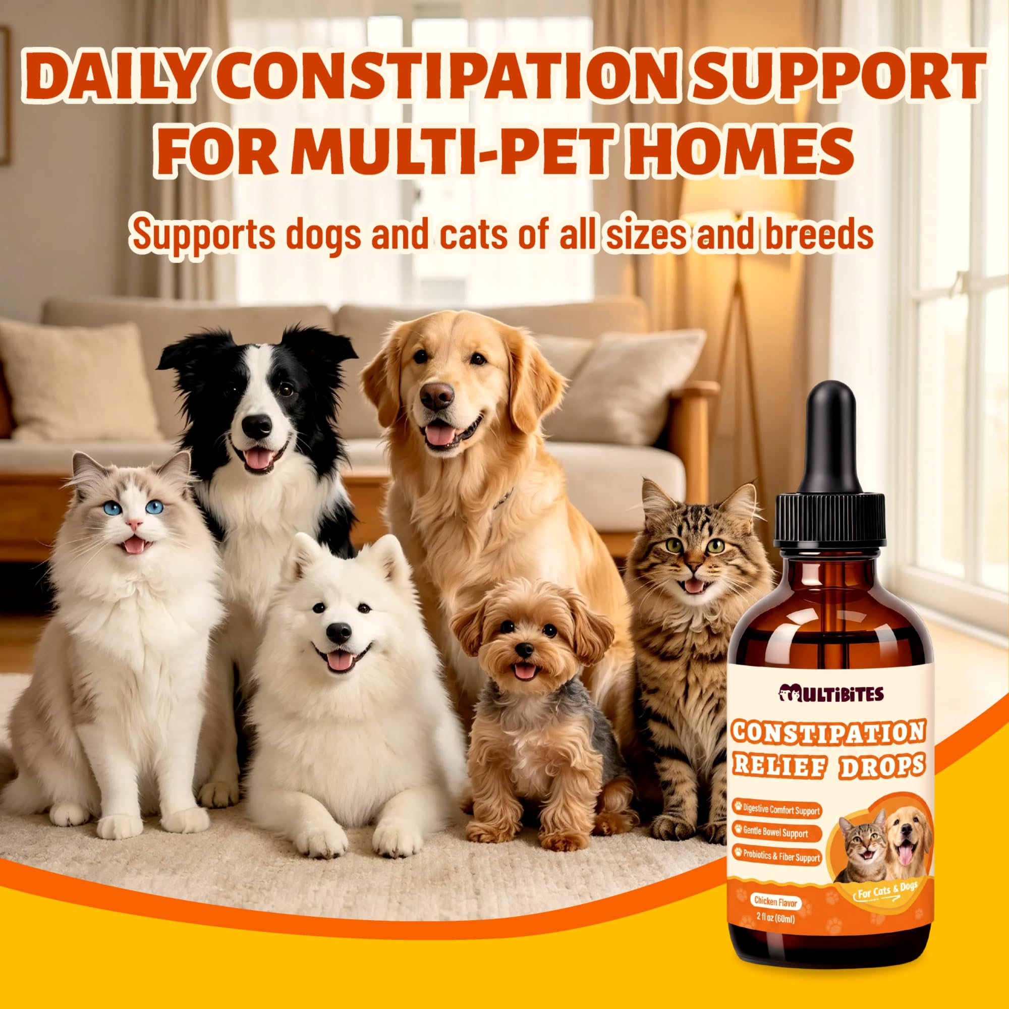 Cat & Dog Probiotics for Constipation Relief & Gut Health 2fl oz — Amazon image 7