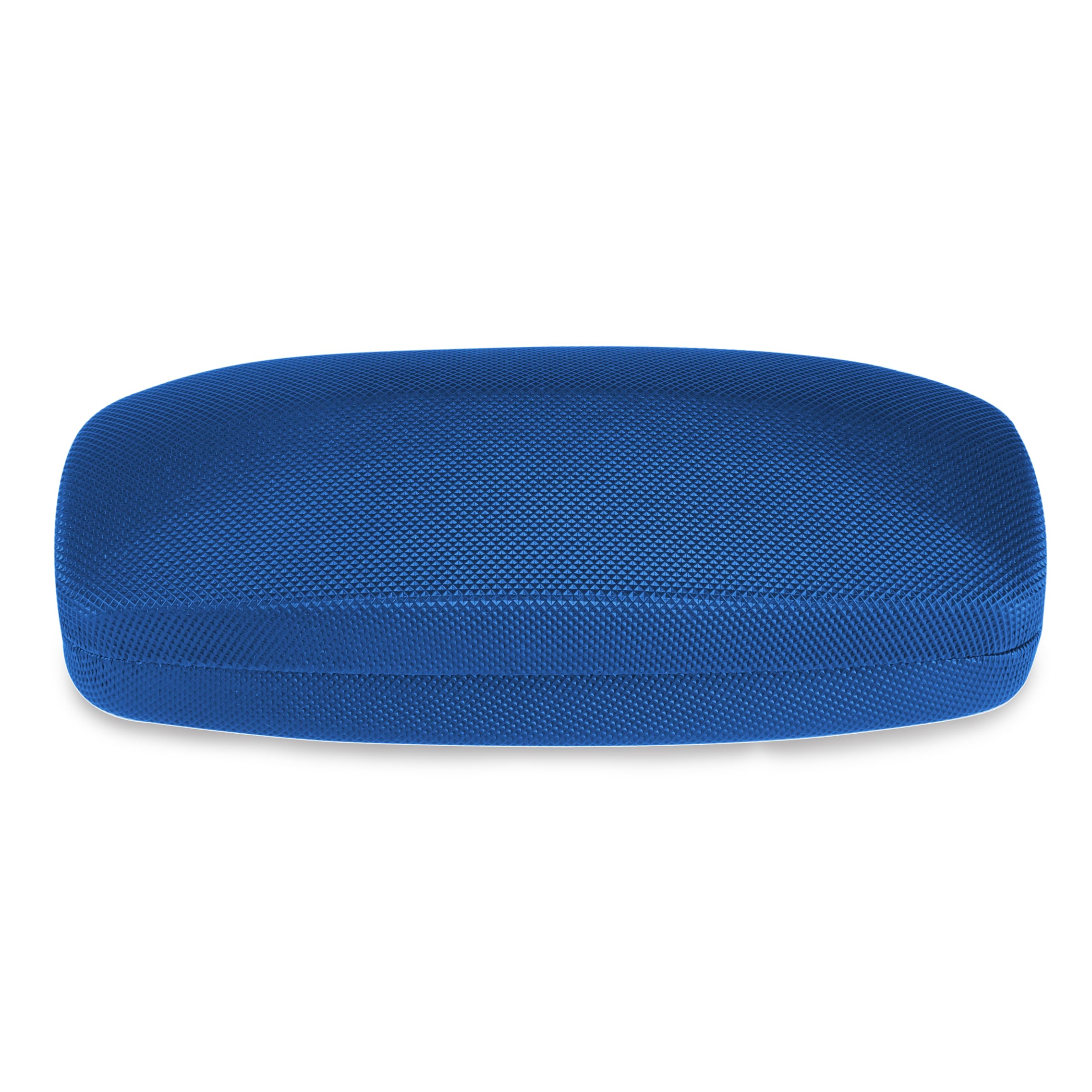 LAGO TERRA Protective Easy-Open Hard Shell Glasses Case - Blue