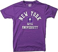 Vista 81 de Wes and Willy Camiseta de algodón orgánico de manga corta para niños de la NCAA