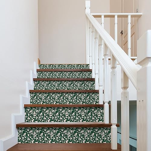 Miniatura 2 de 3D Como Terrazo Impreso Escaleras Autoadhesivas Decoración Pared Pegatina Set 6pcs