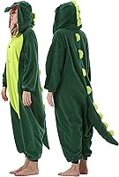 Vista 4 de DarkCom Pijama de una pieza de animal para mujer y hombre, disfraz de Halloween, ropa de dormir de Navidad