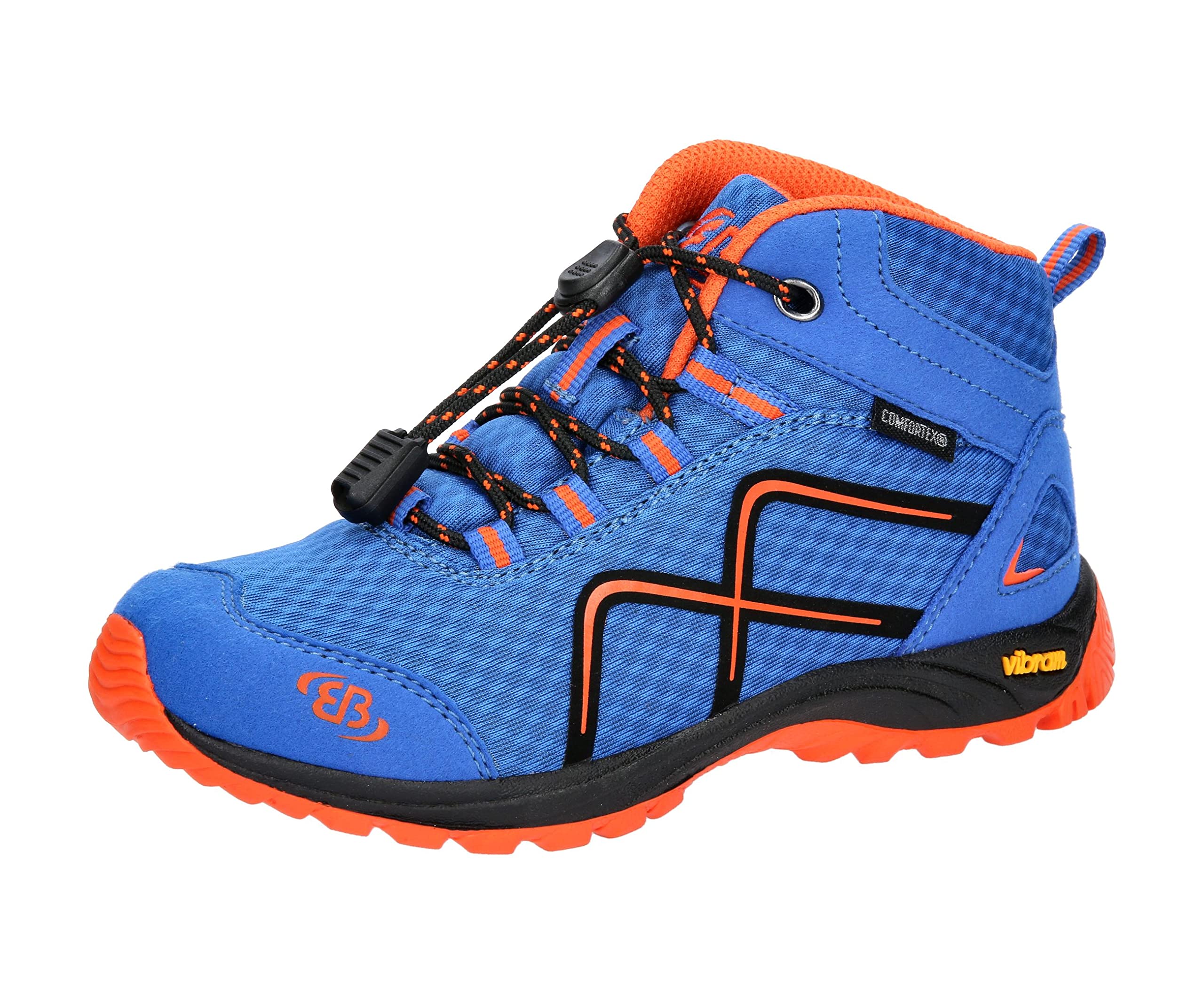 Brütting Guide High Cross Running Shoe, Blue/Orange, 41 EU
