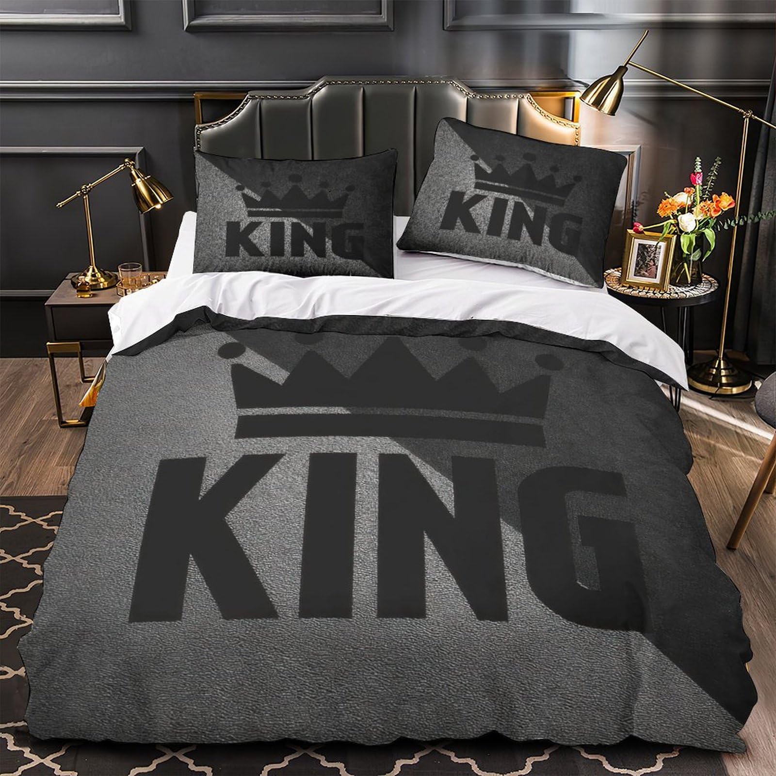 Housse de couette animaux de la jungle en microfibre 220x240cm