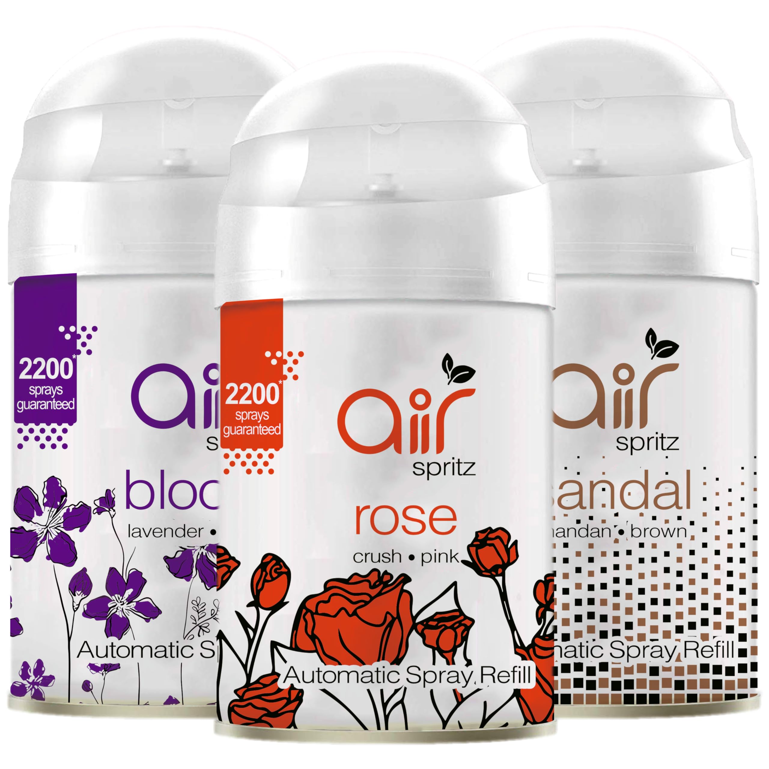 Air Spritz 225ml Freshmatic Automatic Air Freshener Refill (Rose | Divine Sandal | Lavender - Pack of 3) | Automatic Room Freshener, Bathroom Freshener and Room Spray (B0D6B6T5DY) Amazon Price History, Amazon Price Tracker