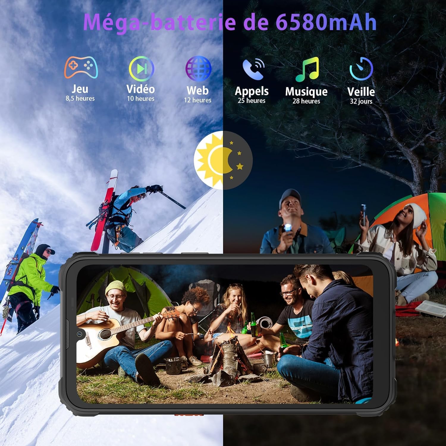 Amazon | OSCAL S70 Pro頑丈スマートフォン2023、7GB RAM + 64GB ROM