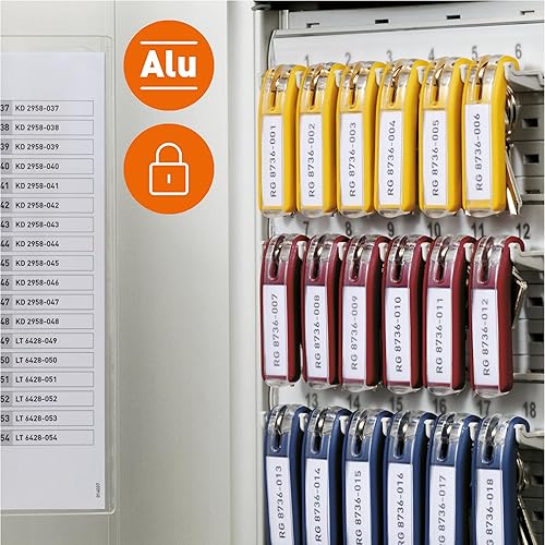 Miniatura 8 de Durable Caja de seguridad para llaves 48  Armario para llaves de bloqueo giratorio montado en la pared para hasta 12 llaves de clip  Caja fuerte de