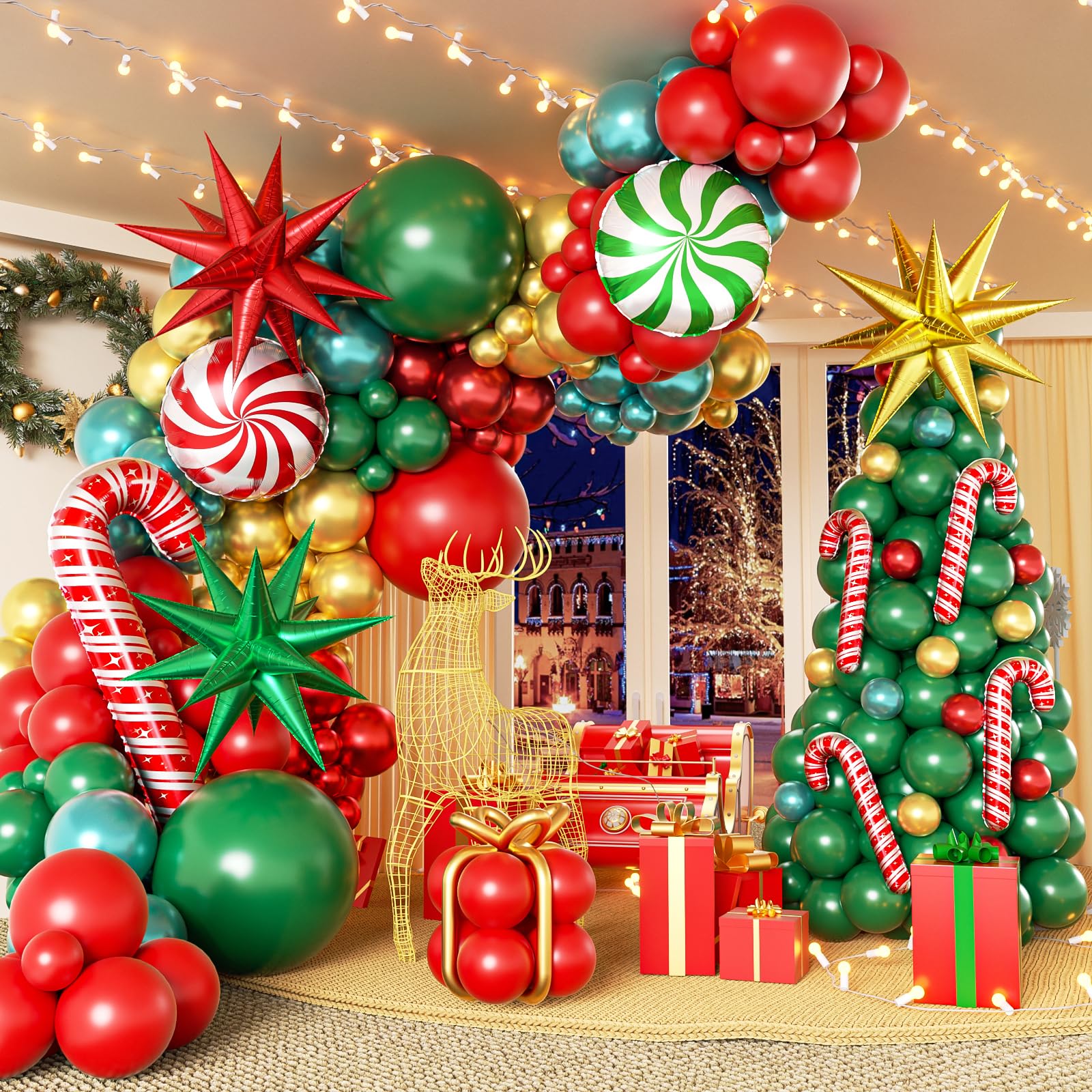 Accesorios Fiesta Niños Kit Decoración Navidad - 10 Piezas Inflables ( bastones Y Diademas), Papel Aluminio, Para Fiestas Y Fotos 10 Piezas Temática Santa árbol Reno Accesorios Fiesta Niños Kit Decoración Navidad - 10 Piezas Inflables ( bastones Y Diademas), Papel Aluminio, Para Fiestas Y Fotos 10 Piezas Temática Santa árbol Reno