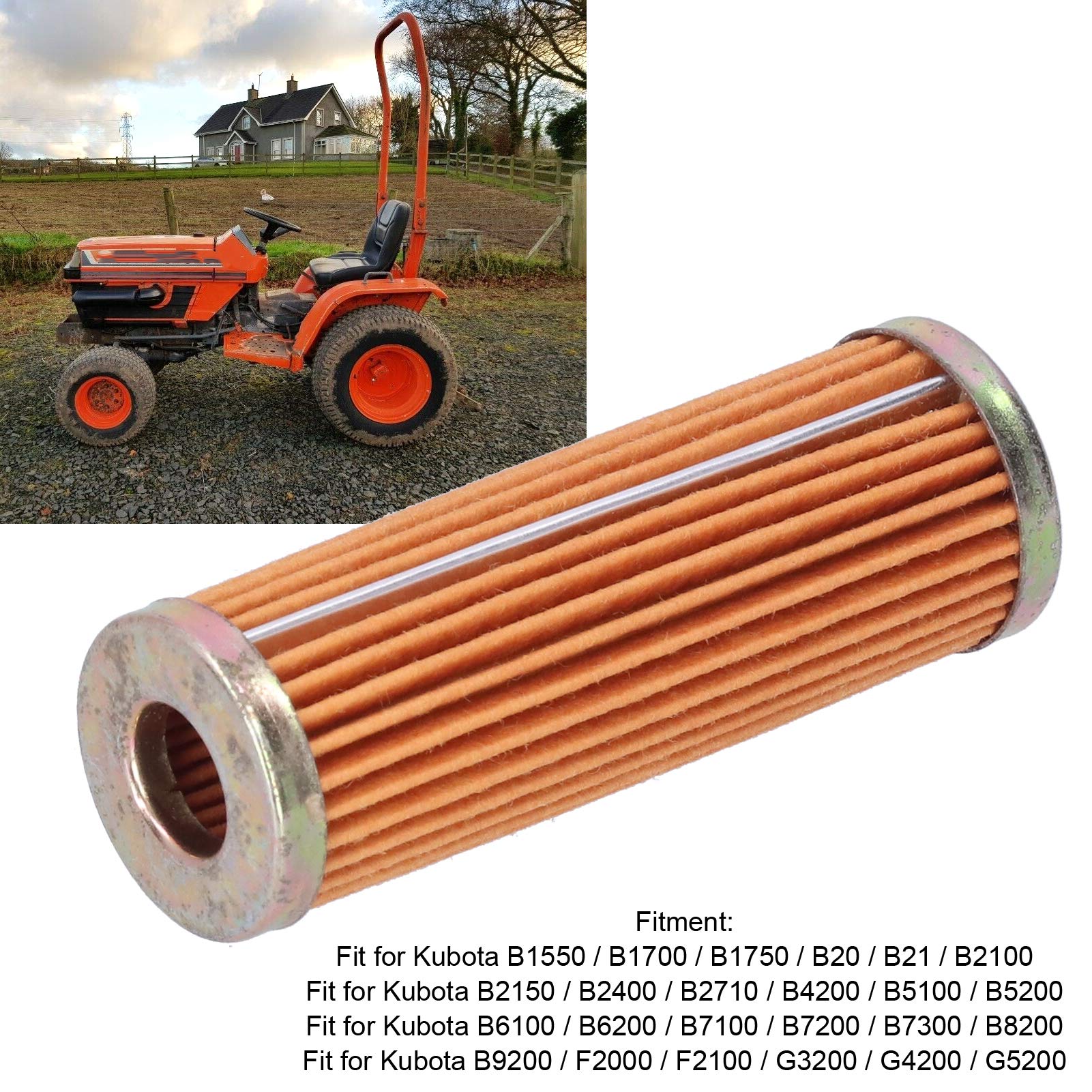 Filtro Carburante Con Separatore Acqua - Per Trattori Kubota B Serie, Ricambio 6A320-58862 - Foto 8