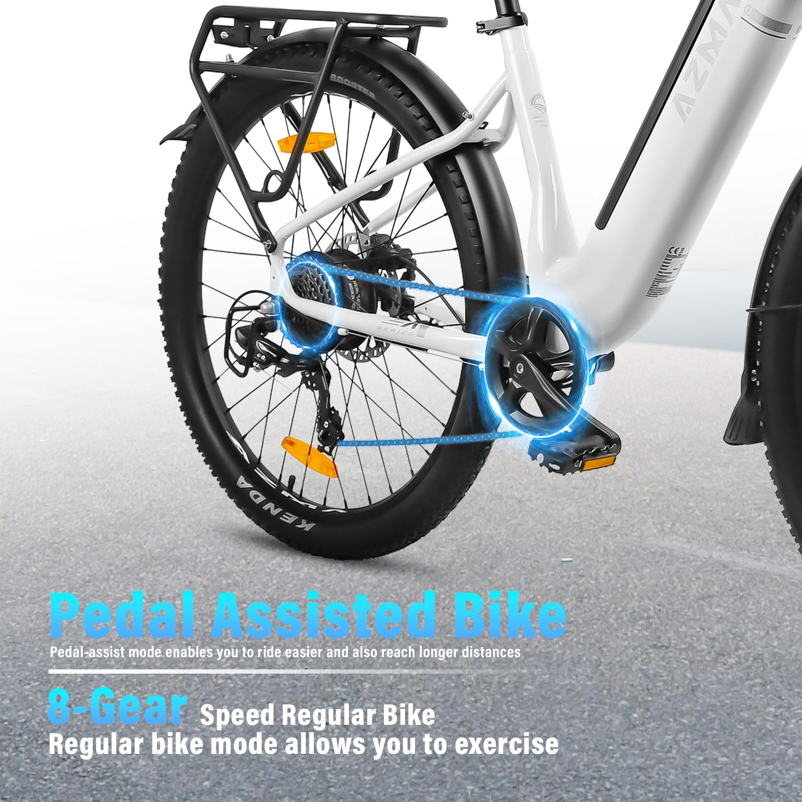 Bici Elettrica 29” Uomo E Donna Con Batteria 36V 18Ah (648Wh) – Autonomia 140 Km, Motore 46 Nm, 8 Velocità, Sospensioni E Freno Idraulico – Ebike Per MTB E Pendolari