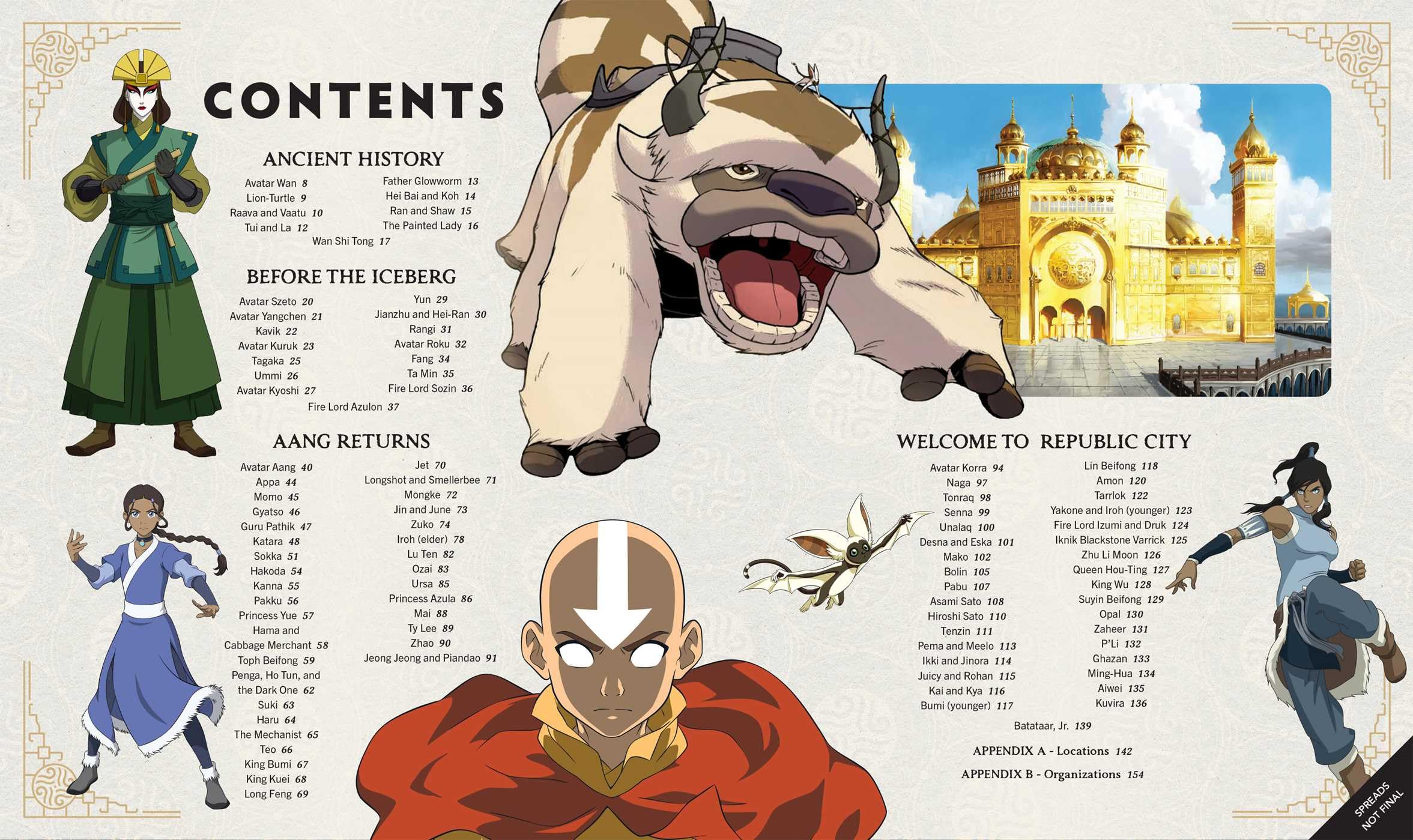 Avatar Legends: the Official Character Encyclopedia