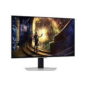 Samsung 27 Odyssey OLED G6 (G61SD) QHD & QD-OLED 240Hz 0.03ms FreeSync Premium Pro Gaming Monitor with Sleek Metal Design, 3 Year Warranty, US, LS27DG610SNXZA