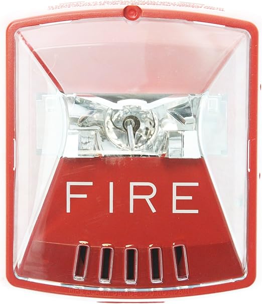 Wheelock WS1T24 Single Gang Red Fire Alarm Strobe Light 24VDC Fire