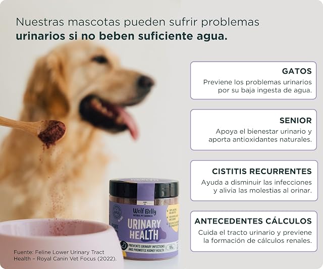 Foto 4 de 8 de Wolf Belly - Suplemento Urinario Perros y Gatos 100% Natural (60 g)