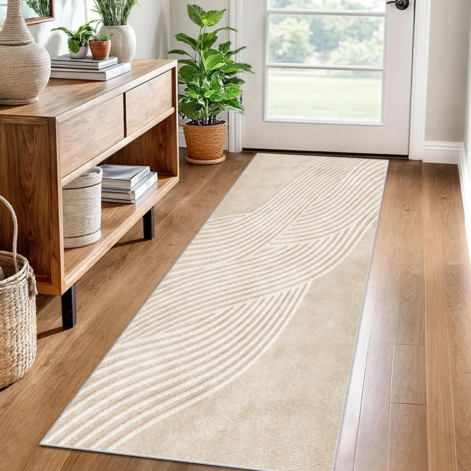 Tapis de cuisine antidérapant 90x300 et paillasson tapis d'entrée intérieur absorbant