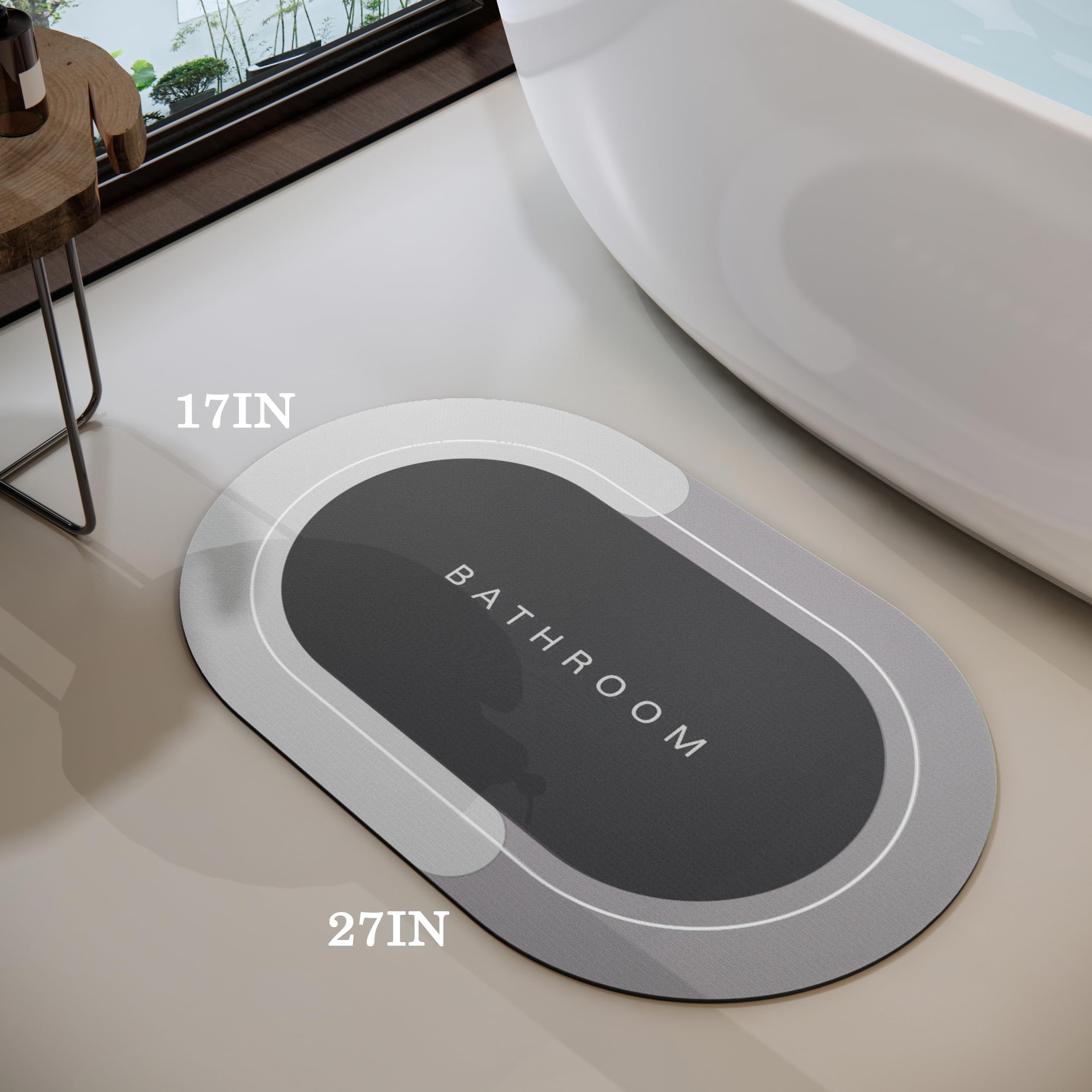 Amazon.com: Deparnit Bath Mats 17x27 Inch, Modernized Magic