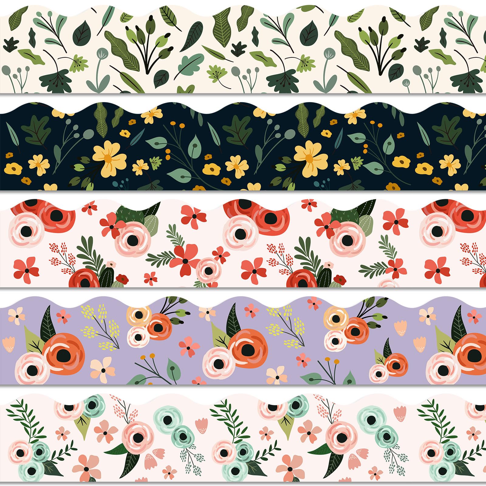 Bordure tableau d'affichage pour décoration de fête et classe style nature aquarelle