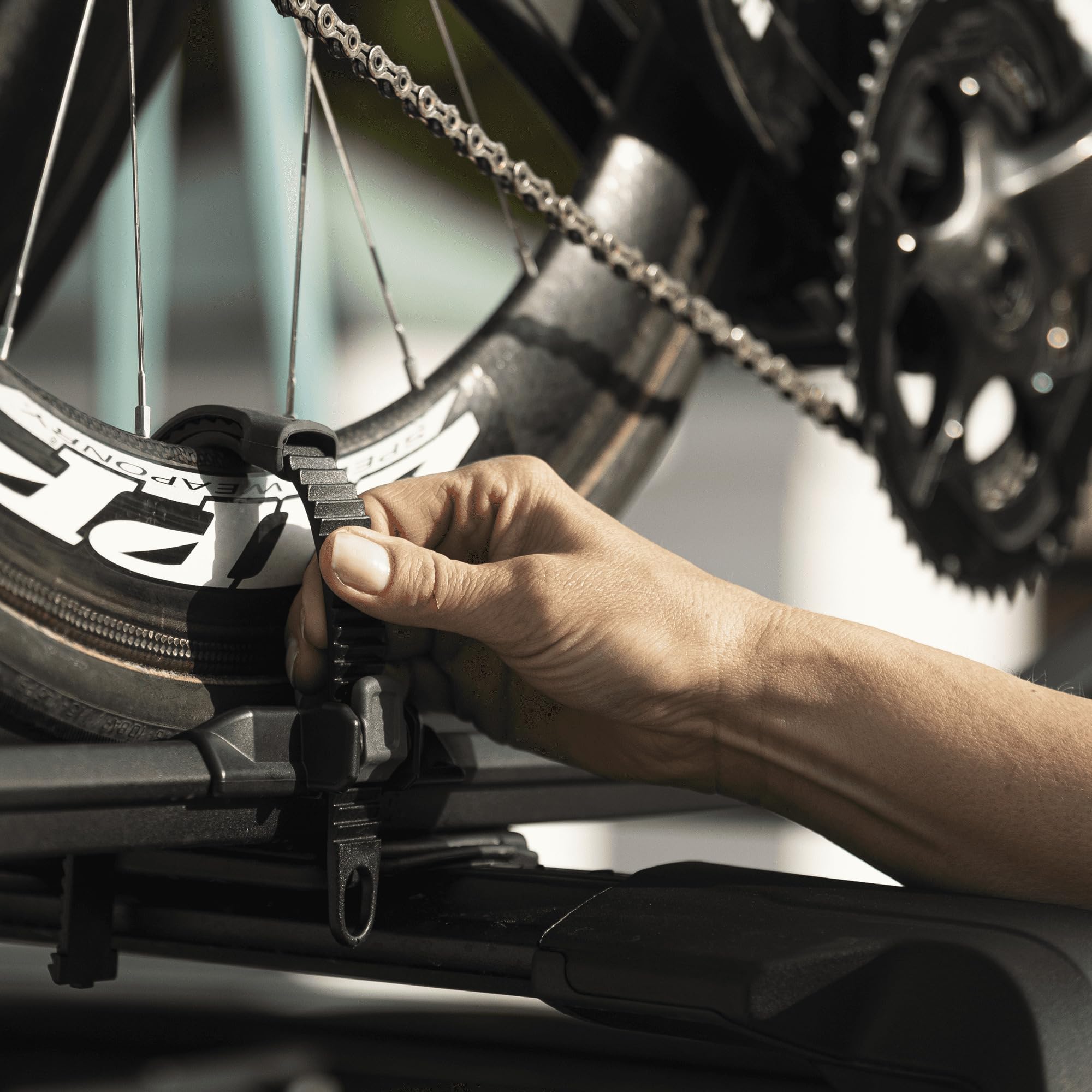 Thule Fastride Portabici Da Tetto Con Fissaggio A Forcella Black, One-Size