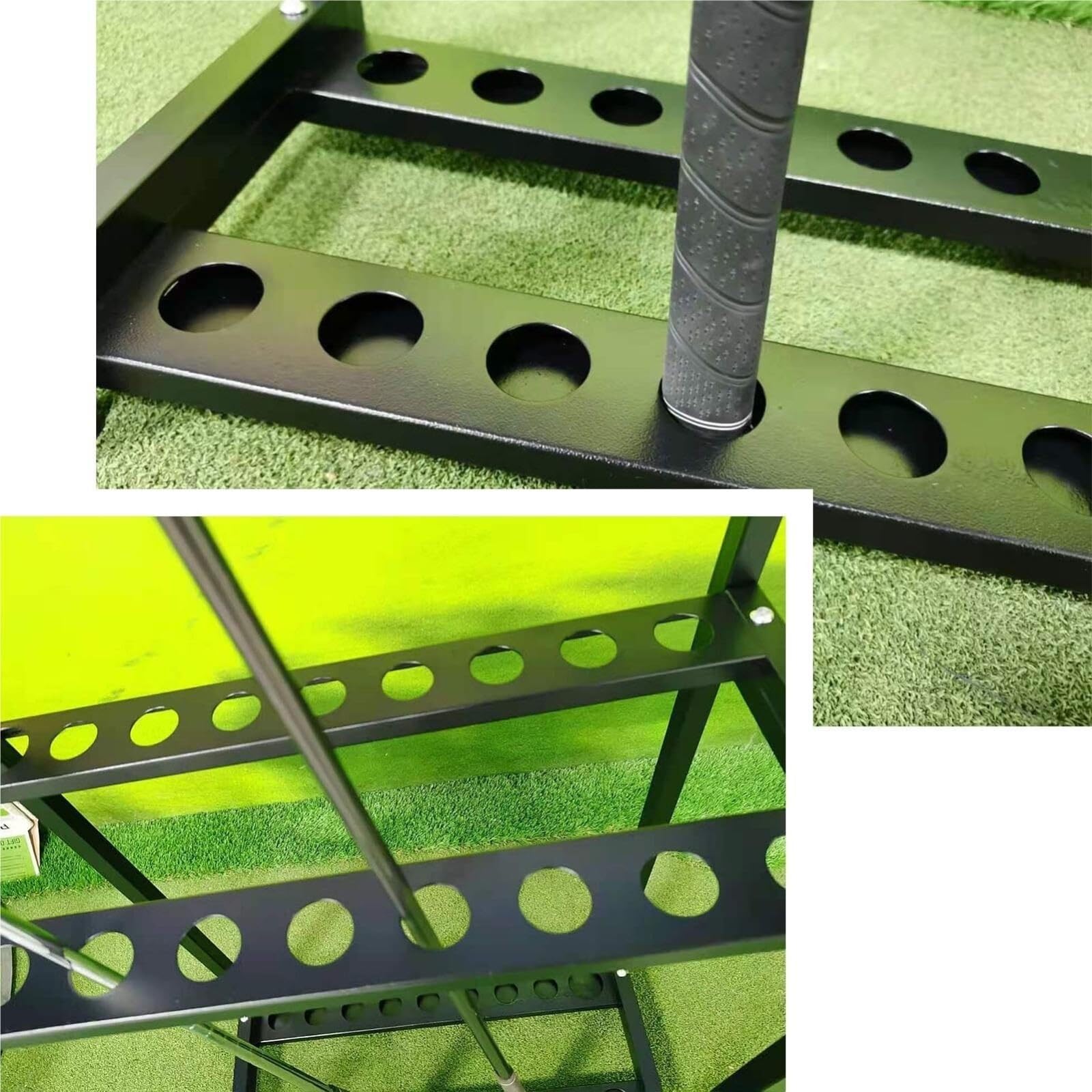 Aufbewahrung Ständer Golf Organizer Rack Club Display Für 18 Cues Zubehör Metall Clubs Golfschlager