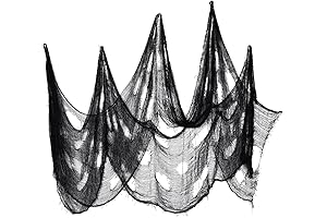 Halloween Creepy Black Gauze