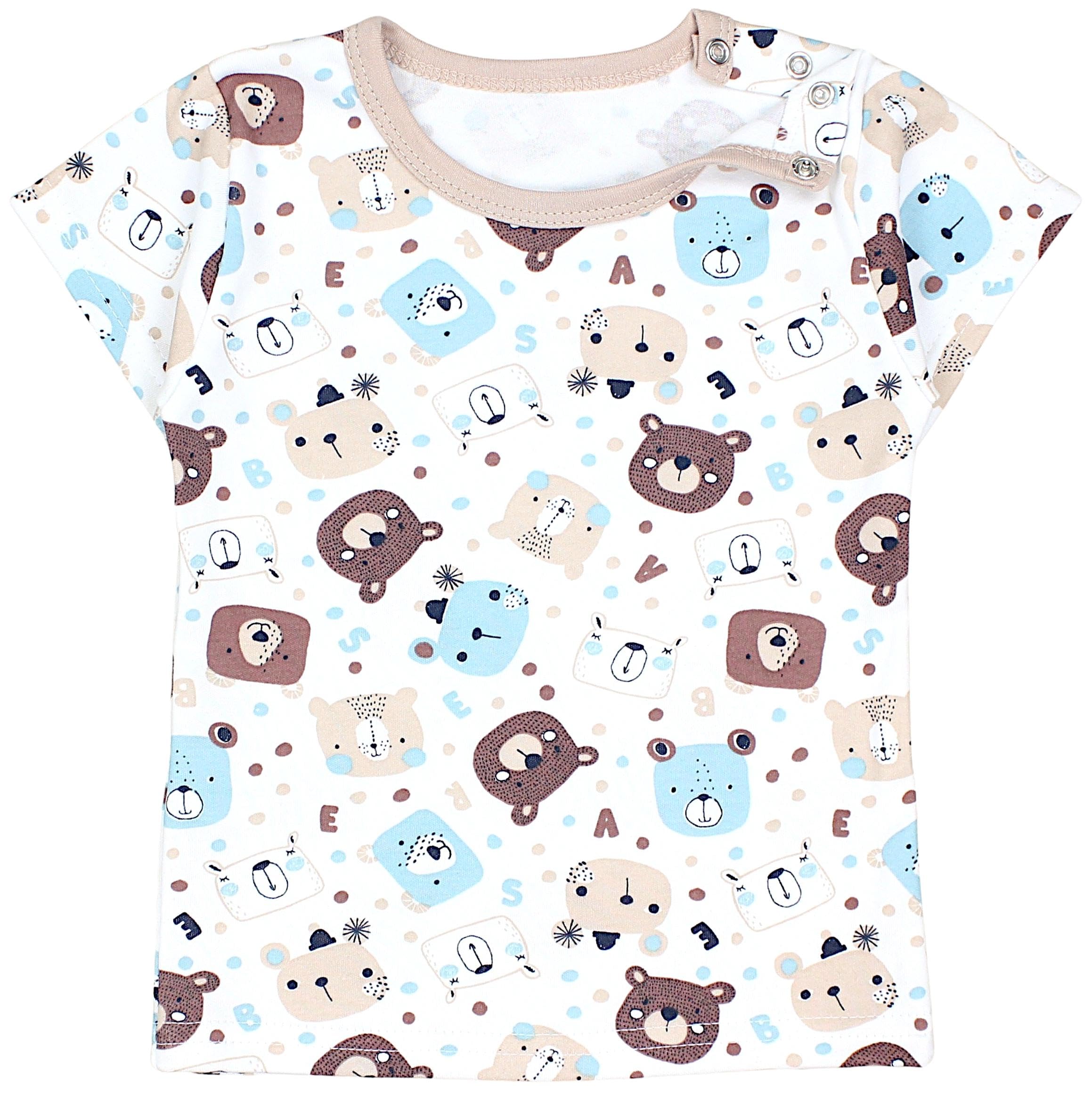 TupTam T-Shirts Bébé avec Manches Courtes, Lot de 5