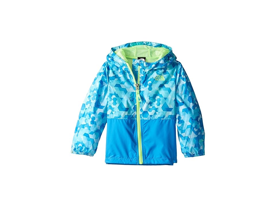 

The North Face Kids Flurry Wind Hoodie (Infant) (Cascade Blue Geo Print/Clear Lake Blue/Power Green -Prior Season) Kid's Coat