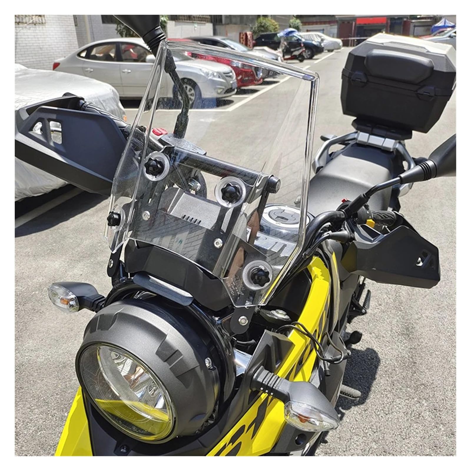 staffa navigazione telefono GPS Per SUZUKI Per DL250 Per V-STROM Per DL 250 Per Vstrom Staffa Per Piastra Navigazione GPS Supporto Telefono Supporto Parabrezza Staffa Sollevamento