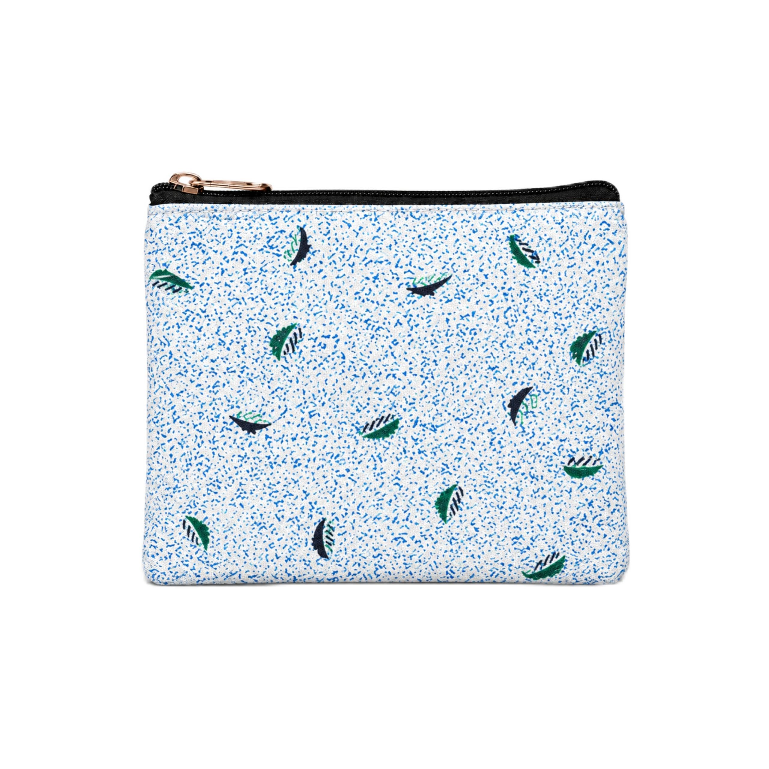 Small Canvas Makeup Pouch for Women, Cosmetic Bag with Zipper, Travel Makeup Organizer for Girls, Toiletry Storage Pouch for Purse, Skincare, Lipstick & Beauty Essentials - (Ocen Blue)-image-39