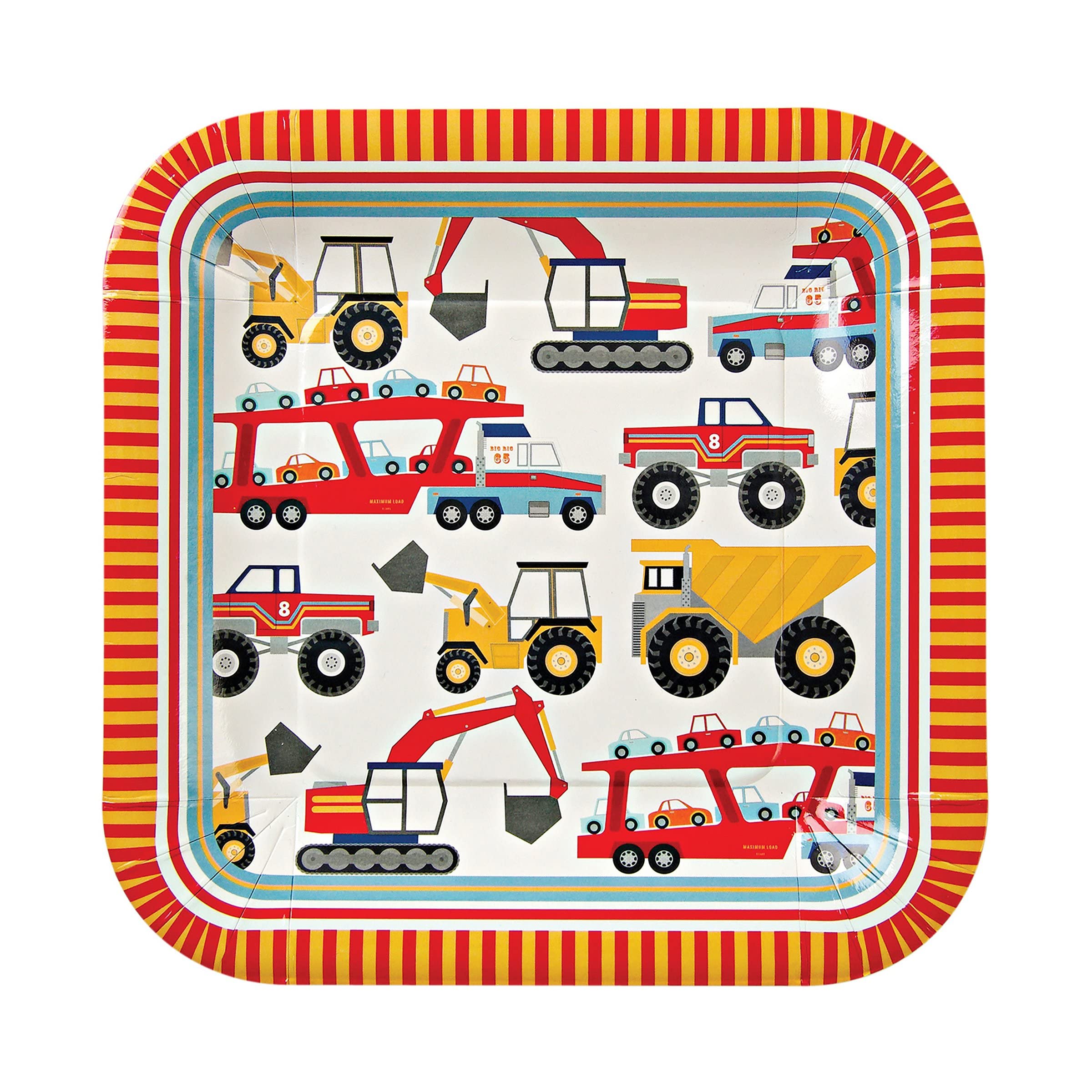 Big Rig Large Square Plates