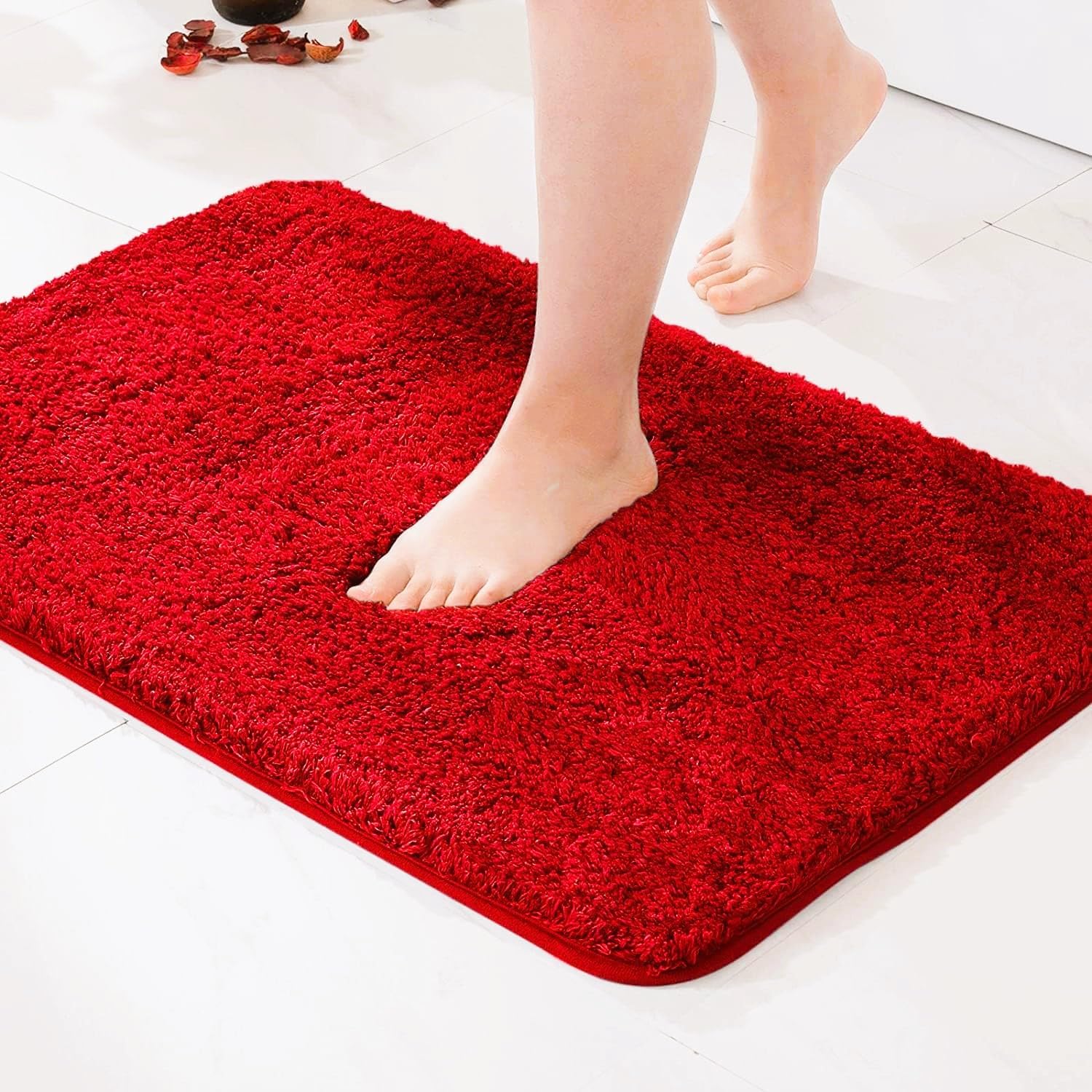 SAFAVIE Anti Slip Front Door Mat | Living Room Rug for Entrance Door | Anti Slip Bathmat | Floor Mat for Home | Small Rug for Office, Bedroom, Kitchen & Home | (16 X 24 Inches, Red) (B0CZNG3XQM) Amazon Price History, Amazon Price Tracker