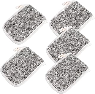 FRCOLOR 5 Peças Organizador De Rede De Espuma De Sabão Organizador De Linho Organizador De Bolso Bolsa De Sabão Saco De Sabão De Linho Bolsas De Sabão De Rami Natural Bolsa De Espuma