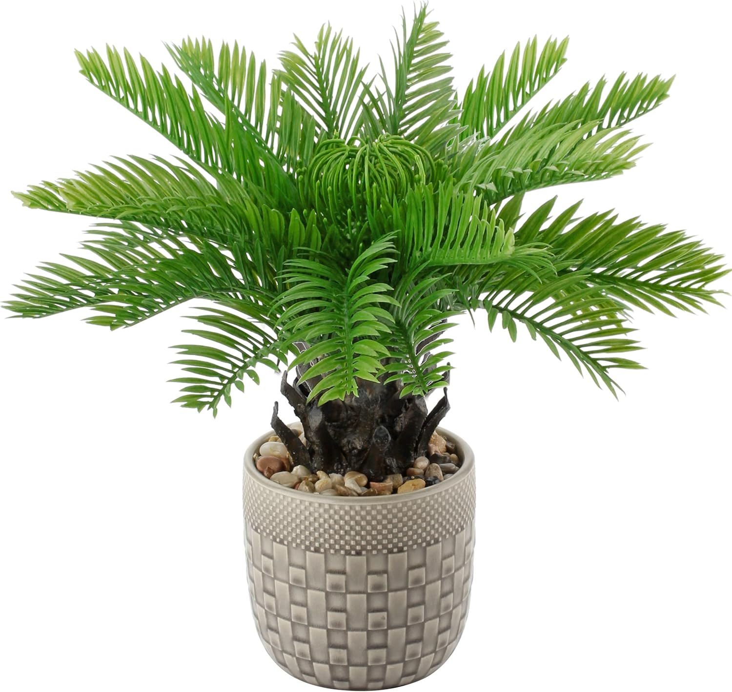 GnFlus Artificial Potted Plants 14" Small Fake Plants Faux