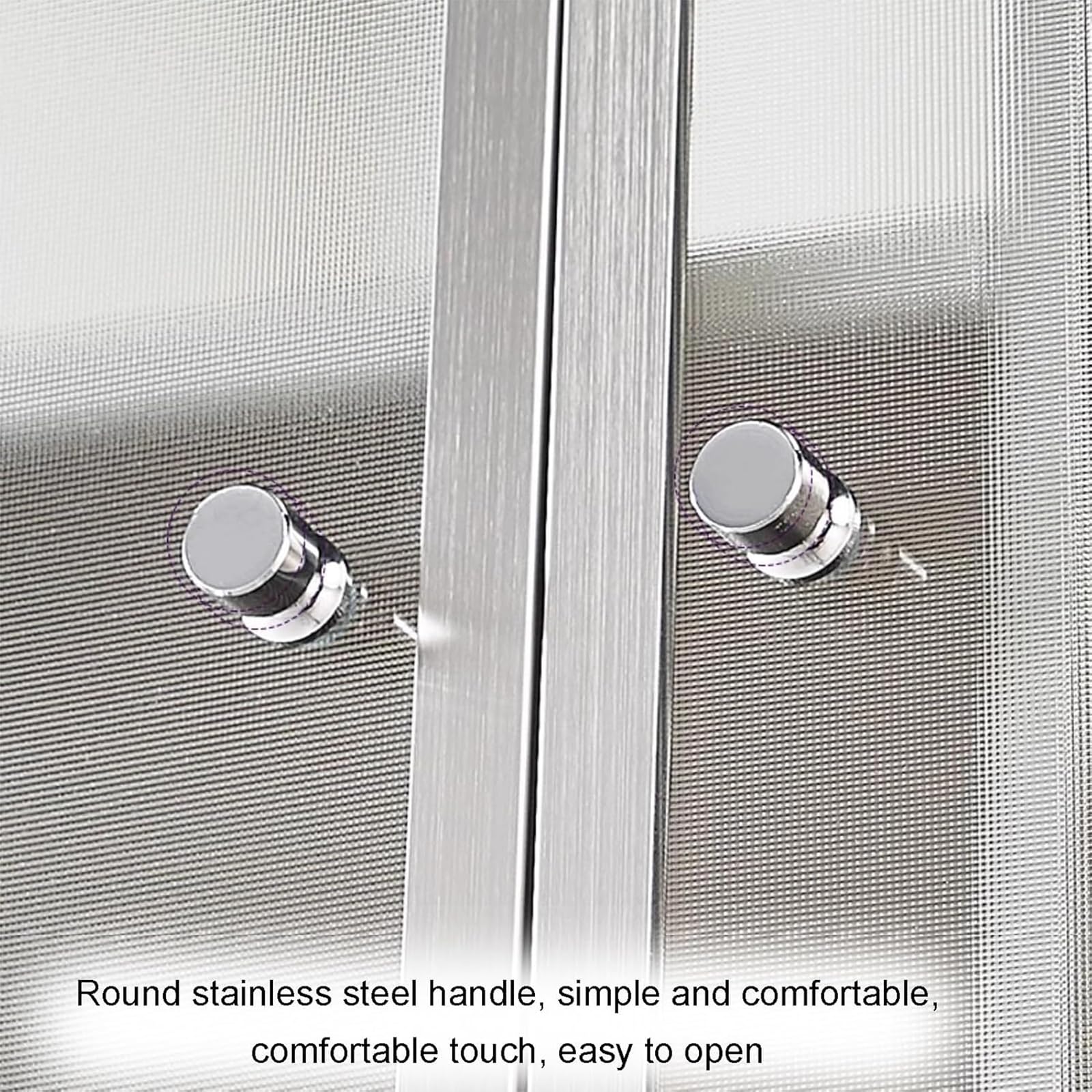 Armoire de rangement murale en acier inoxydable avec double porte et étagères amovibles – Étagère polyvalente pour cuisine, salle de bain, restaurant ou balcon