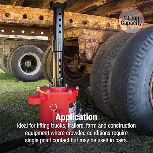 Miniatura 5 de SUNEX TOOLS 6710 Jack de elevación neumática portátil de 10 toneladas