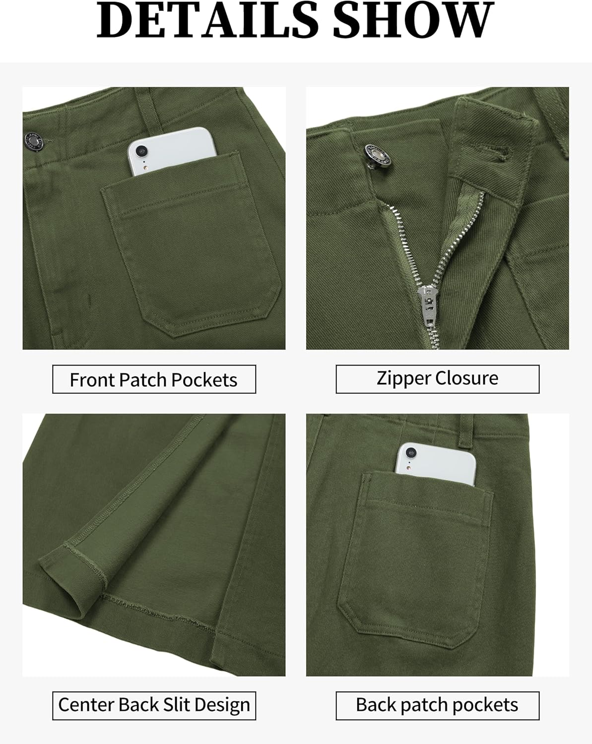 Long Denim Skirt for Women Stretch Maxi Skirt with Back Slit High Waisted Pencil Jean Skirt with Pockets Casual