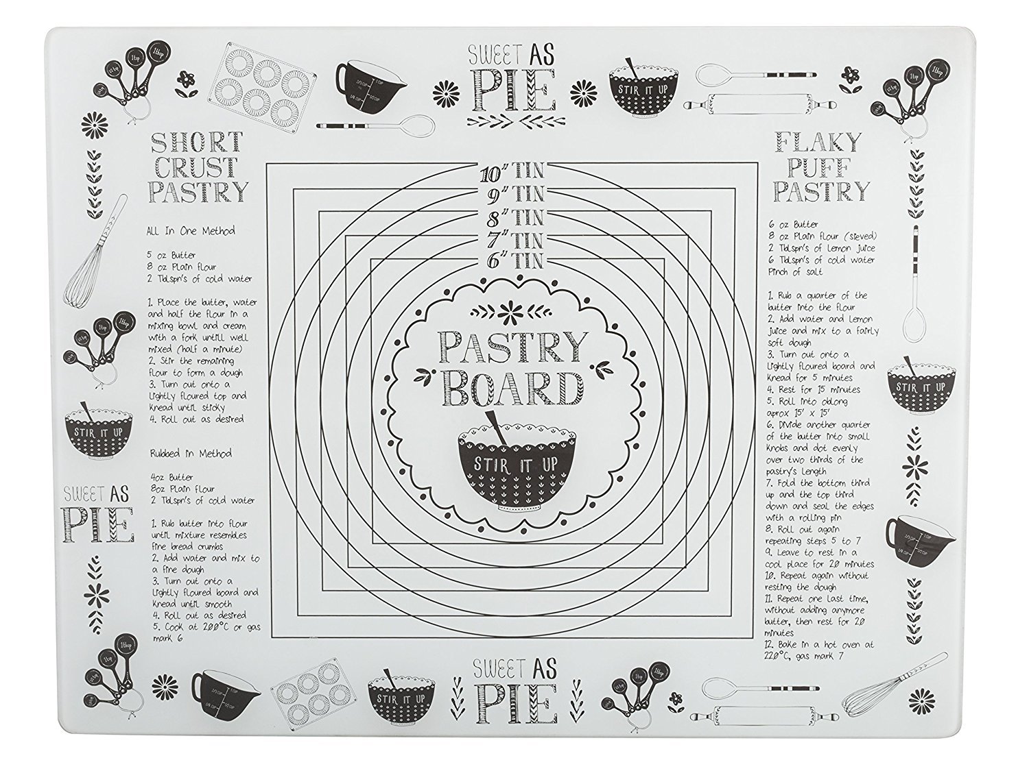 Creative Tops Bake Stir It Up Large Pastry Board from B&Q