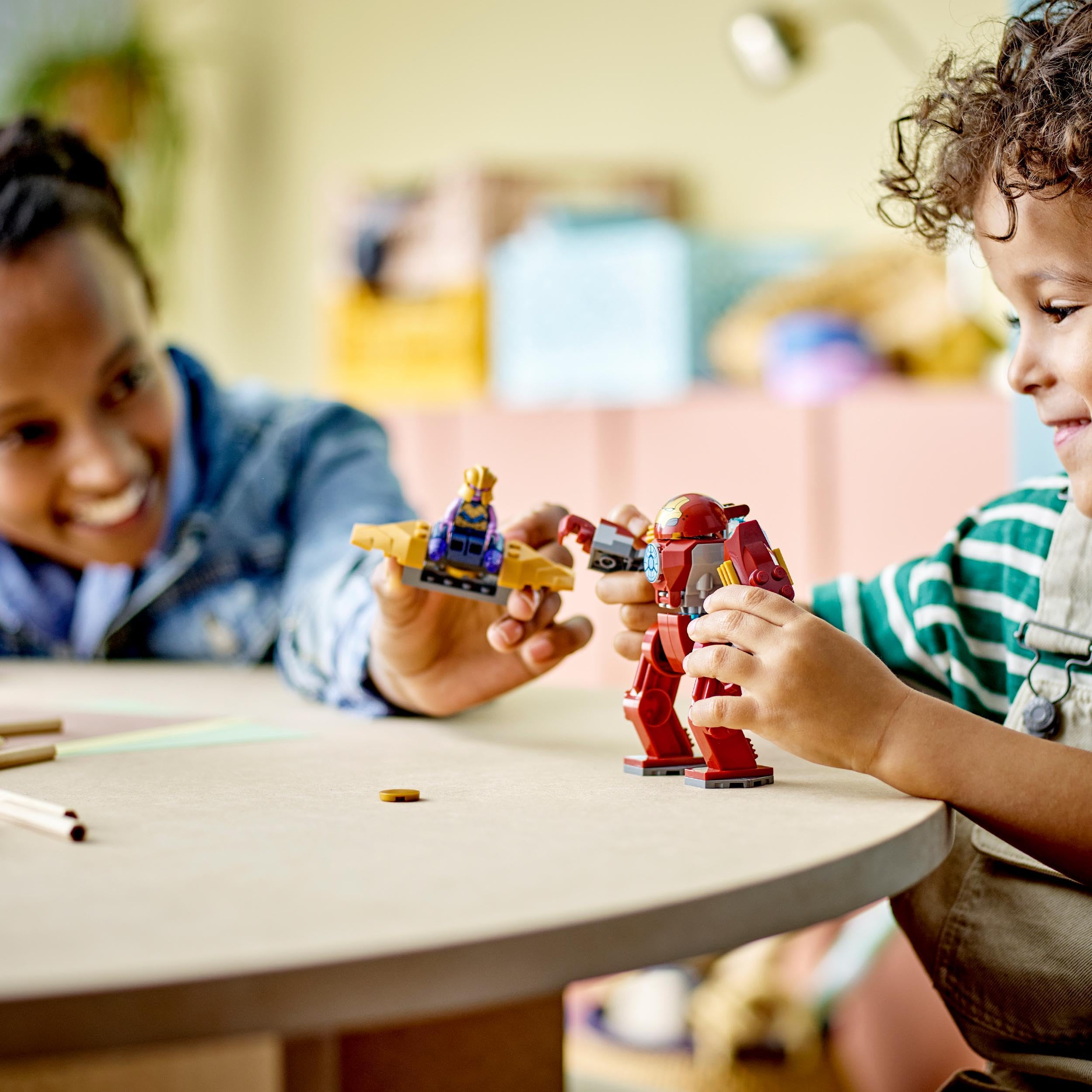 Amazon.com: Lego 76263 Marvel Iron Man Hulkbuster vs. Thanos Set