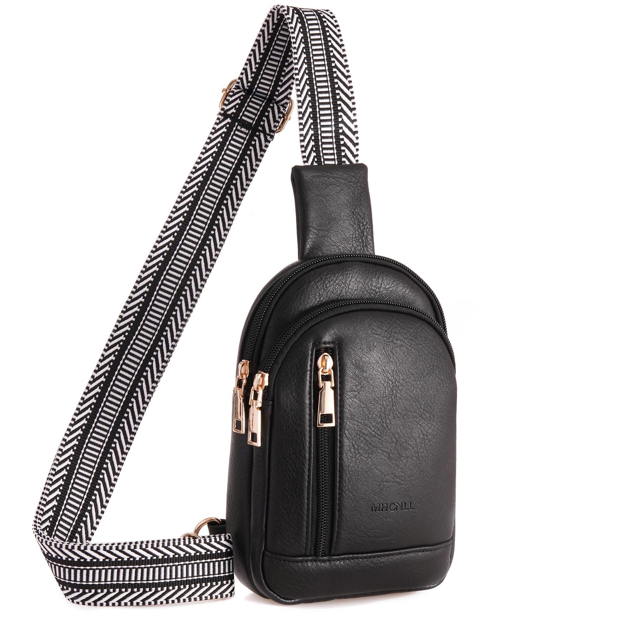 MHCNLL Small Sling Bag RFID Crossbody Purse for Women - Anti Theft Fanny Pack Chest Bag for Travel