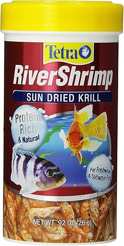 Tetra RiverShrimp 77017 - Camarón natural para peces de acuario rojo número de modelo 77017