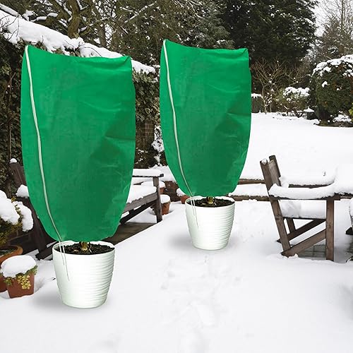 Miniatura 6 de Paquete de 4 fundas para plantas con protección contra la congelación, mantas de tela grandes de invierno de 2.5 onzas más gruesas, fundas