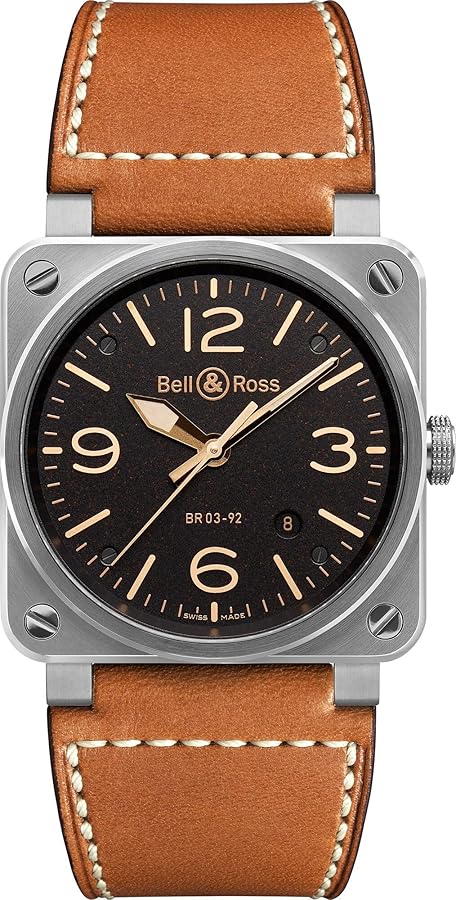 Bell & Ross BR 03-92 自動巻き時計 Bell＆Ross】ベルロスのBR03-92 BLACK MATTはセラミック製でキズ