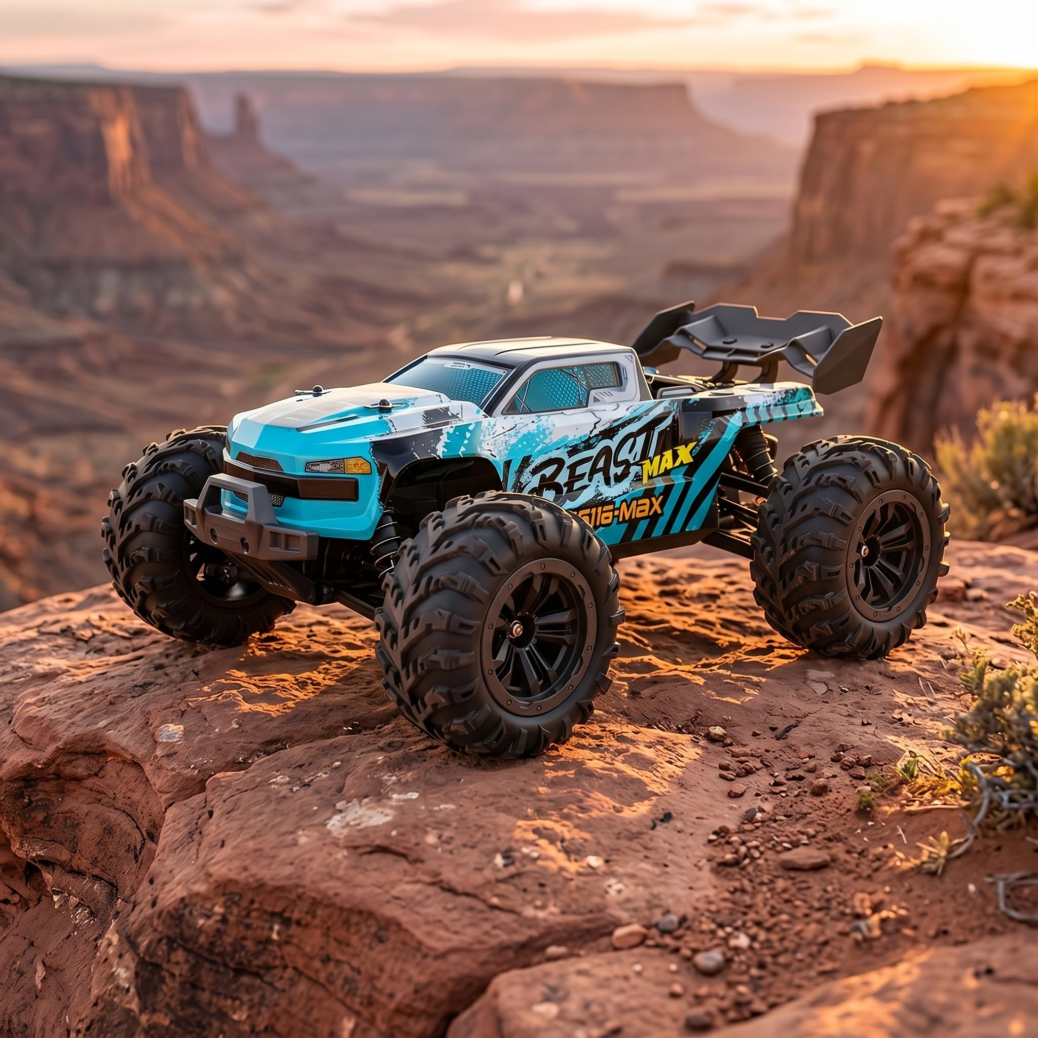 SG316 MAX Auto telecomandata 80 km/h, 4WD Off Road Race Buggy per adulti, motore brushless 1/16 RC ad alta velocità, fuoristrada Drift auto da corsa, 1 batteria