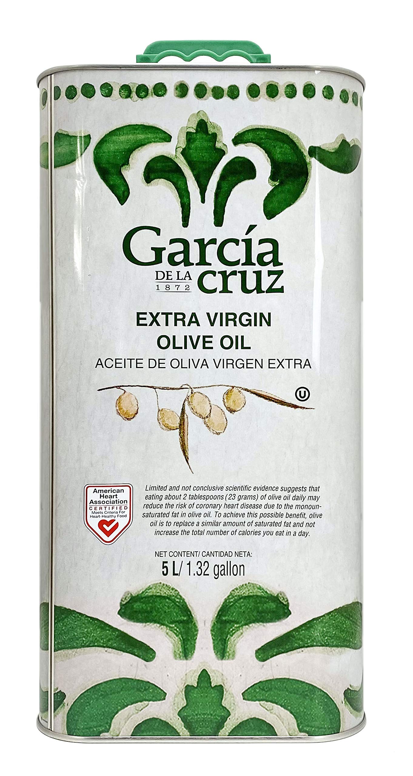 García de la Cruz - Olio extravergine di oliva, Montes de Toledo, lattina da 5L