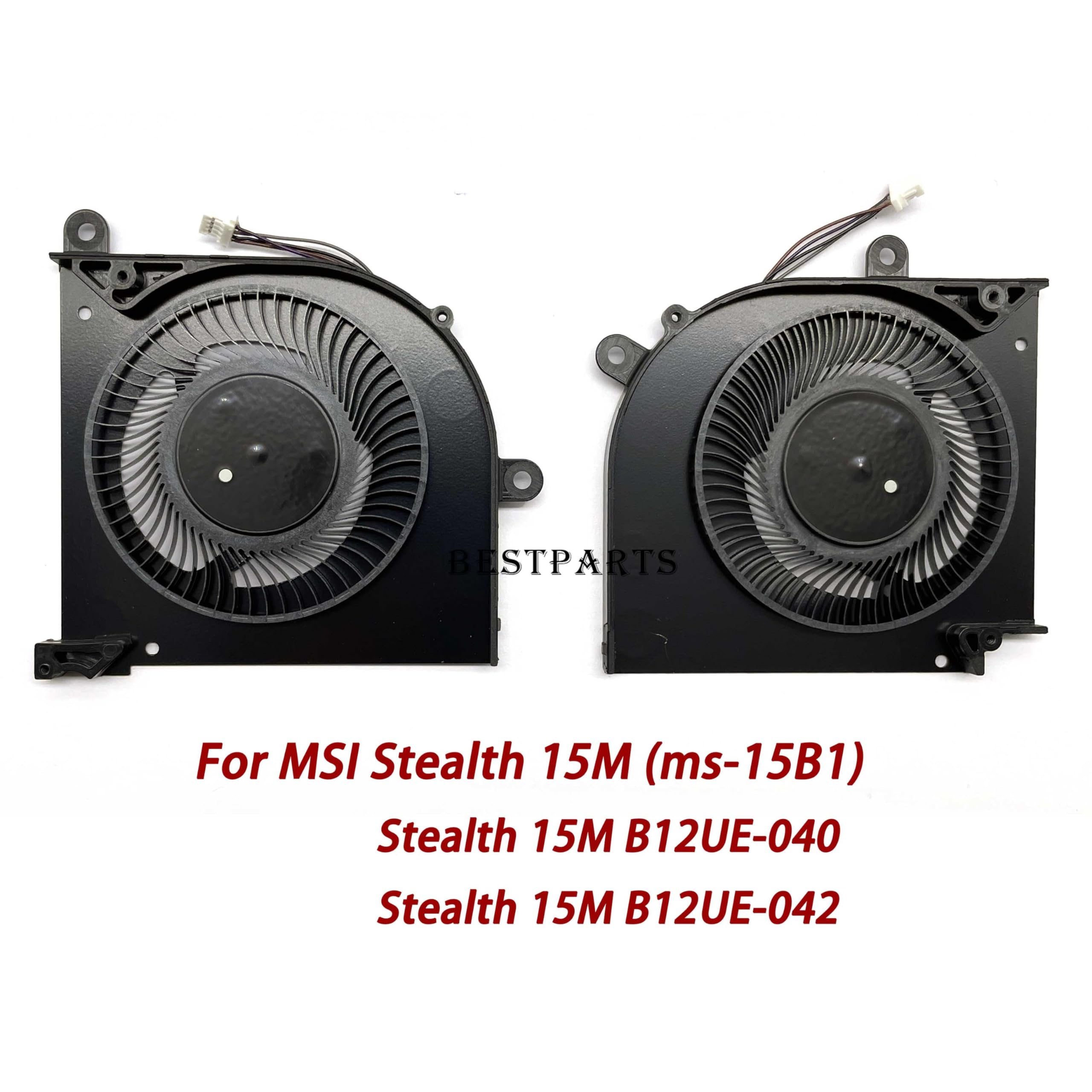 Ventilateur RAKSTORE Pour MSI Stealth 15M - Refroidissement CPU/GPU - Modèles A11UEK, A11SDK, A11SEK