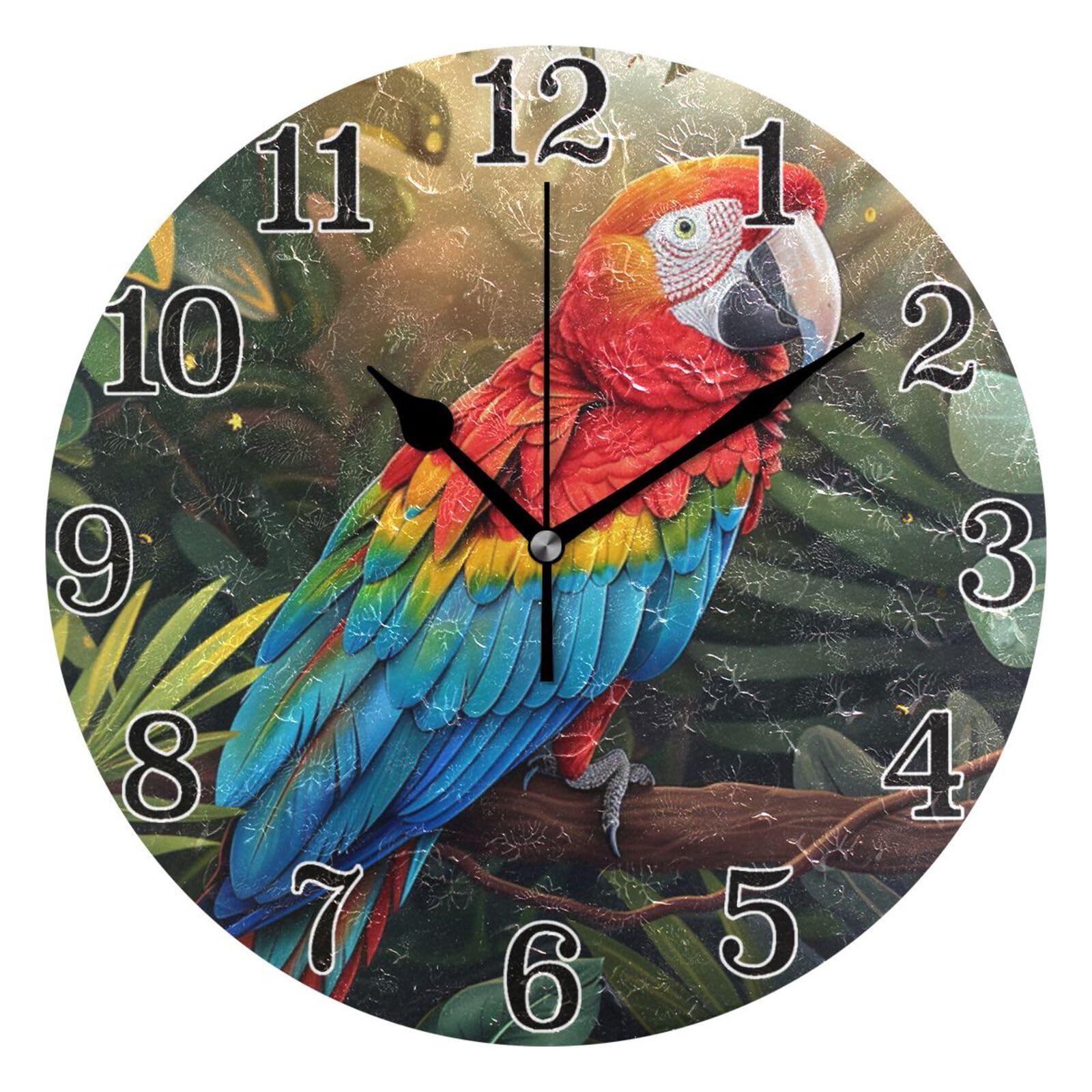 Horloge de salle de bain ronde pour des matins calmes et zen
