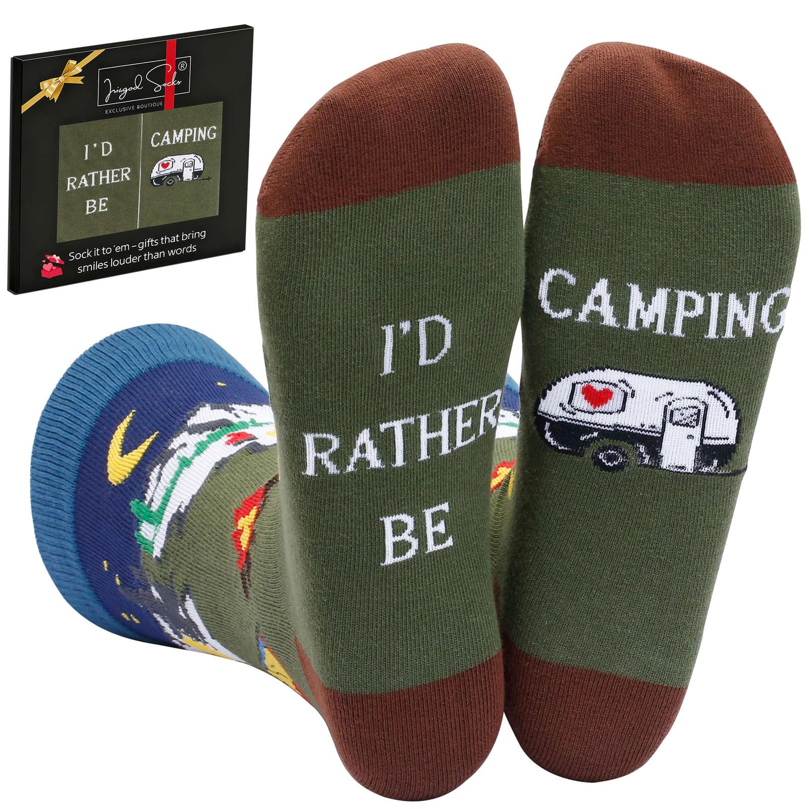IRISGOD Id Rather Be Funny Dress Socks for Men and Women Humor Joke Gifts