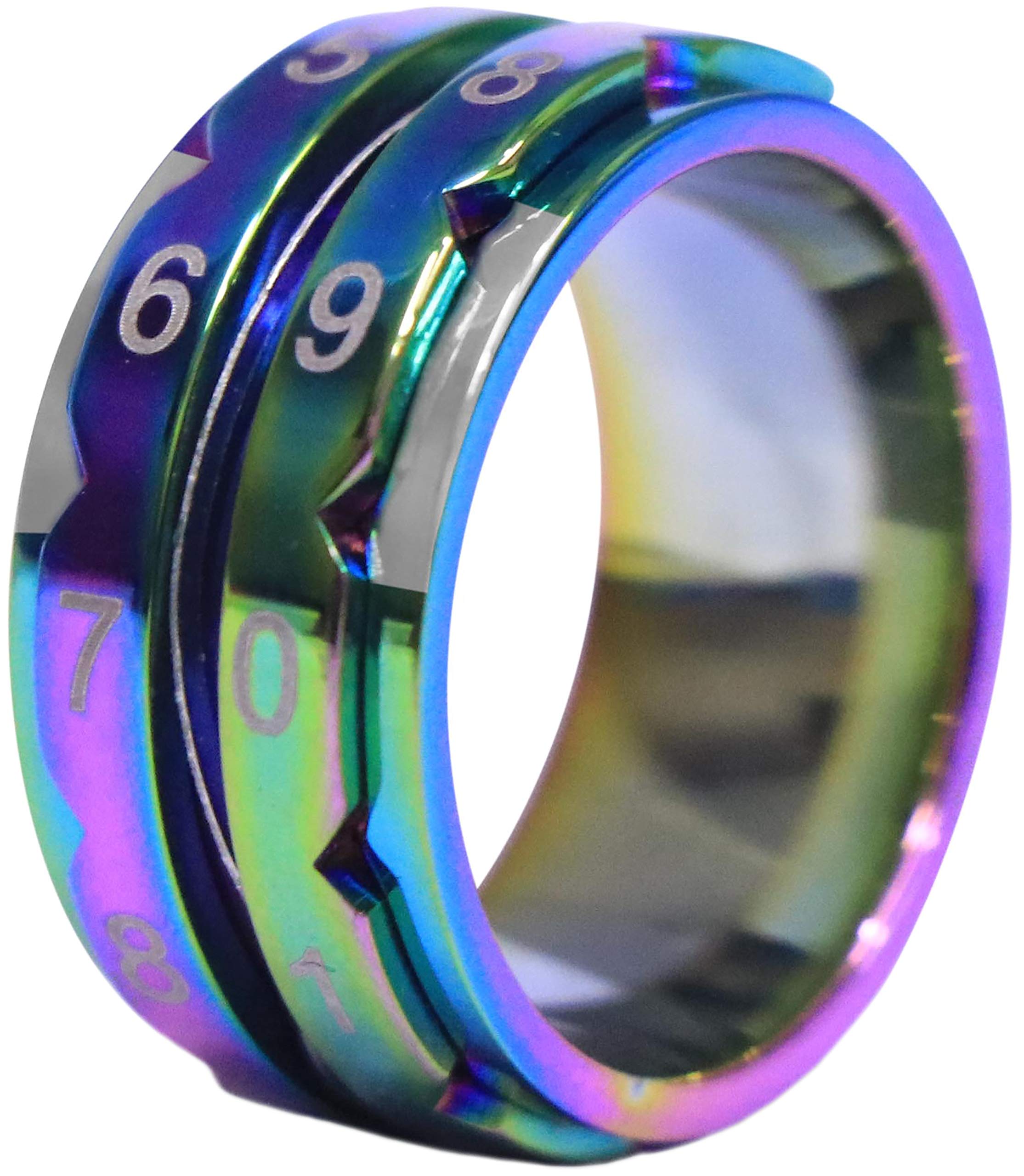 Bague compte-rangs Knitter's Pride Rainbow outil tricot crochet taille 8