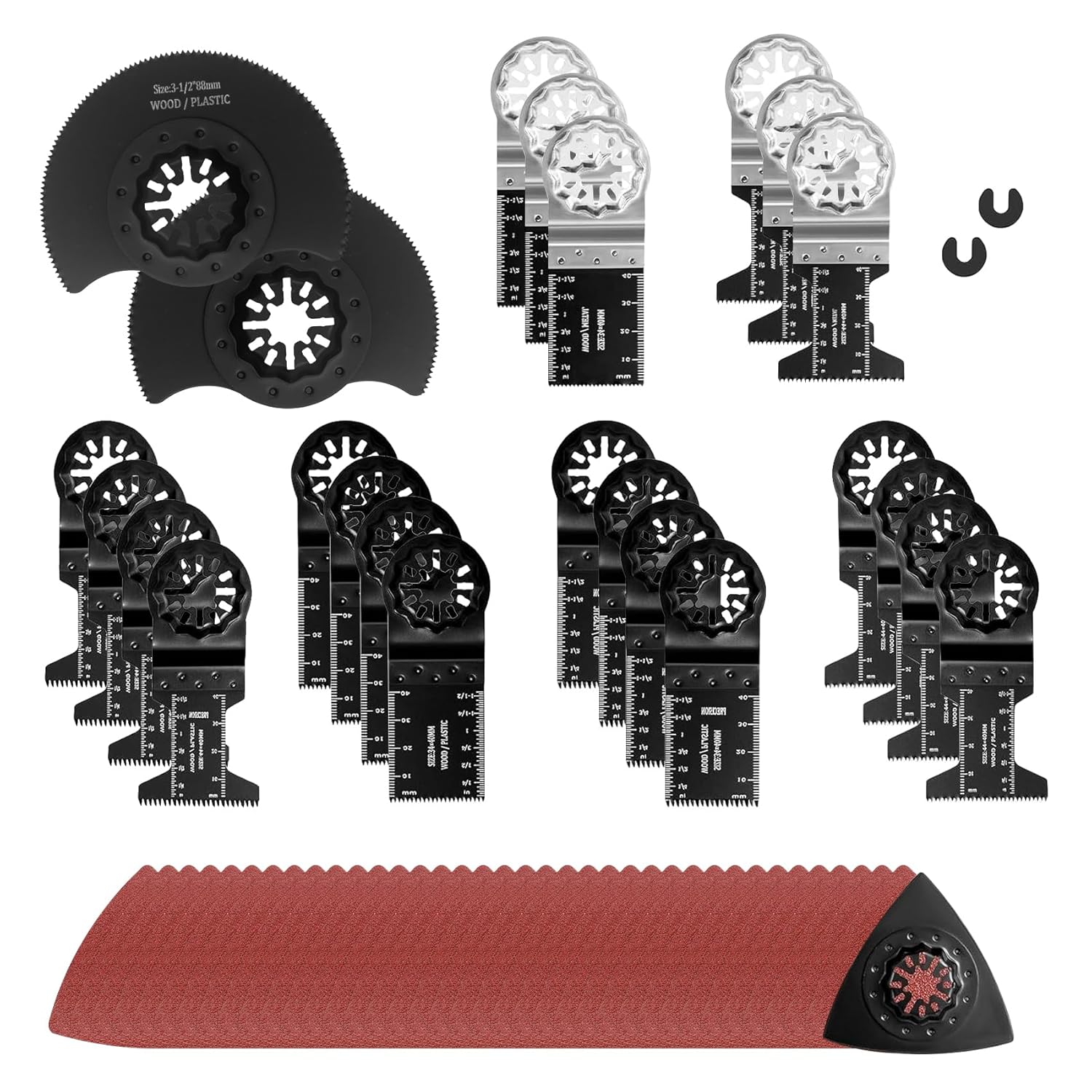 Starlock Oscillating Blades Set 64 PCS Starlock Multi Tool Blades