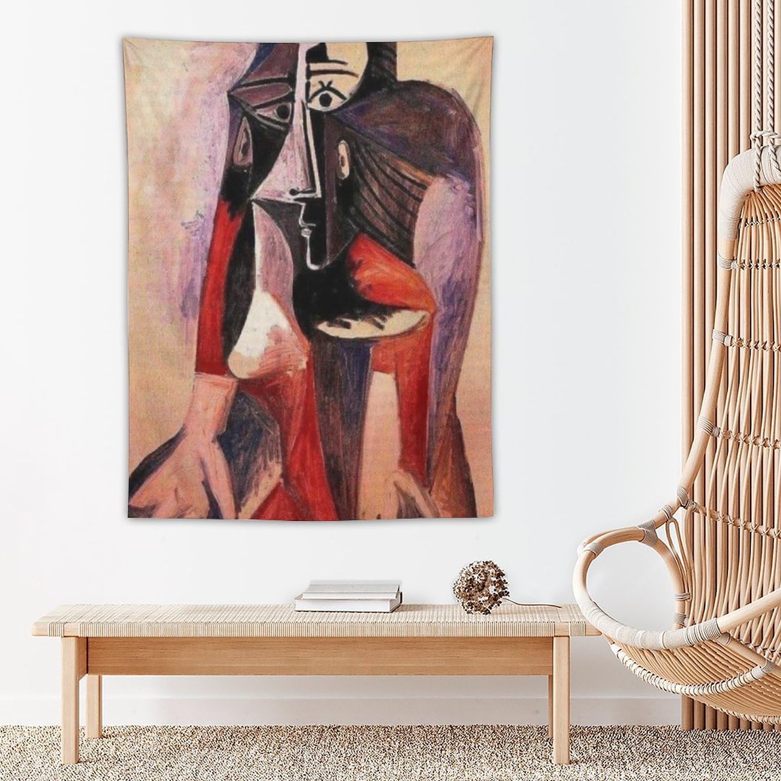 パブロ　ピカソ　座るジャクリーヌの肖像　絵画　アート パブロ ピカソ 座るジャクリーヌの肖像 絵画 アート - メルカリ