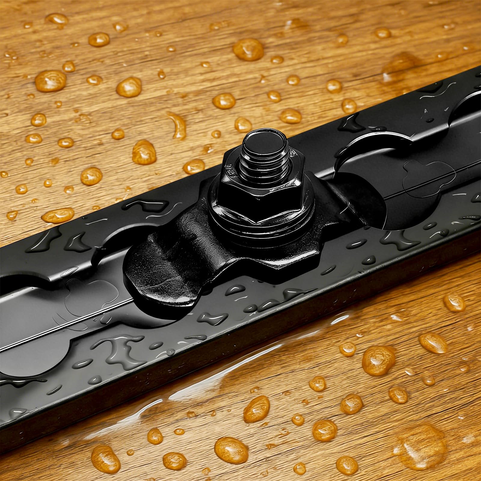 10 Stück Zubehör Airlineschiene Fitting Airline Schienen Zubehör M8 × 20MM 500daN Endbeschlag Schraubfitting für Airlineschiene Endfitting, Airlineschienen Schwarz (M8×20MM) - 4