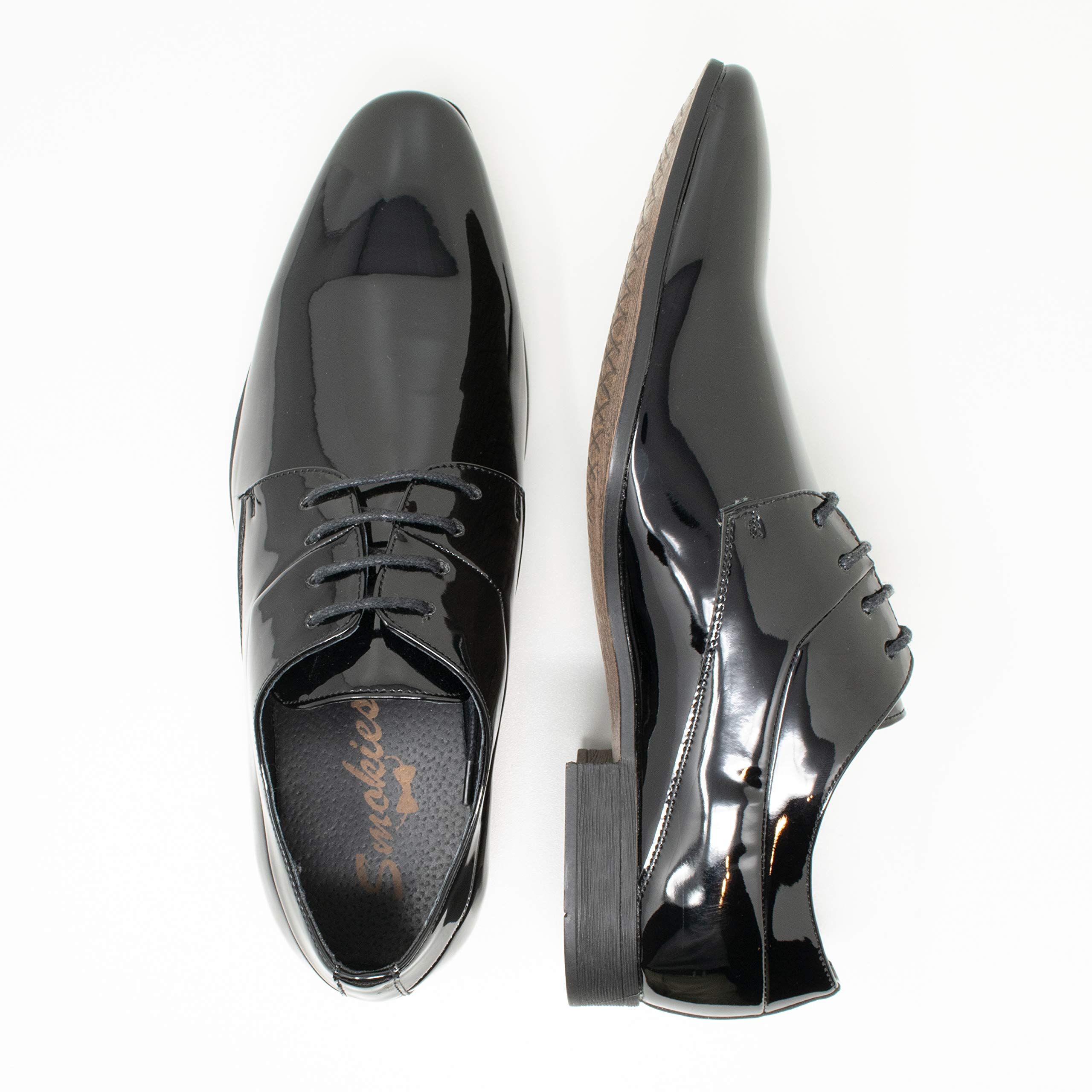 Smokies Hommes Chaussure de Mariage Oliver synthétiques Chaussure de Smoking laquée avec Doublure en Cuir (EU,)
